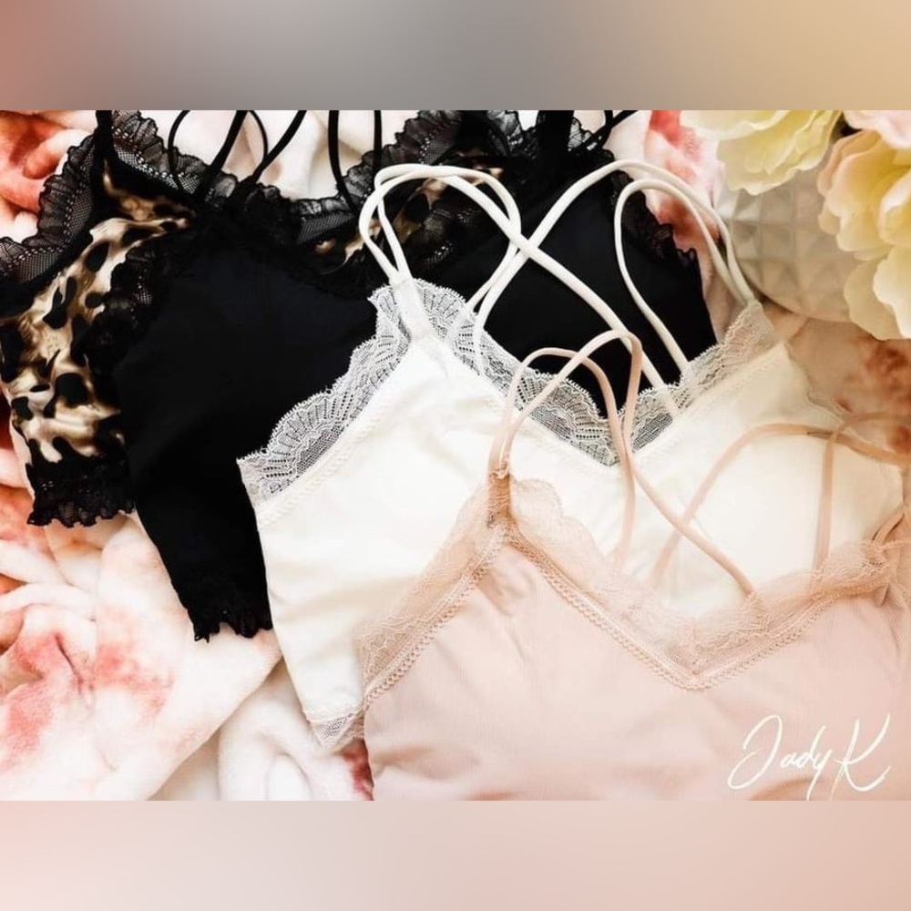 Jady K Bralette pinkish tan color